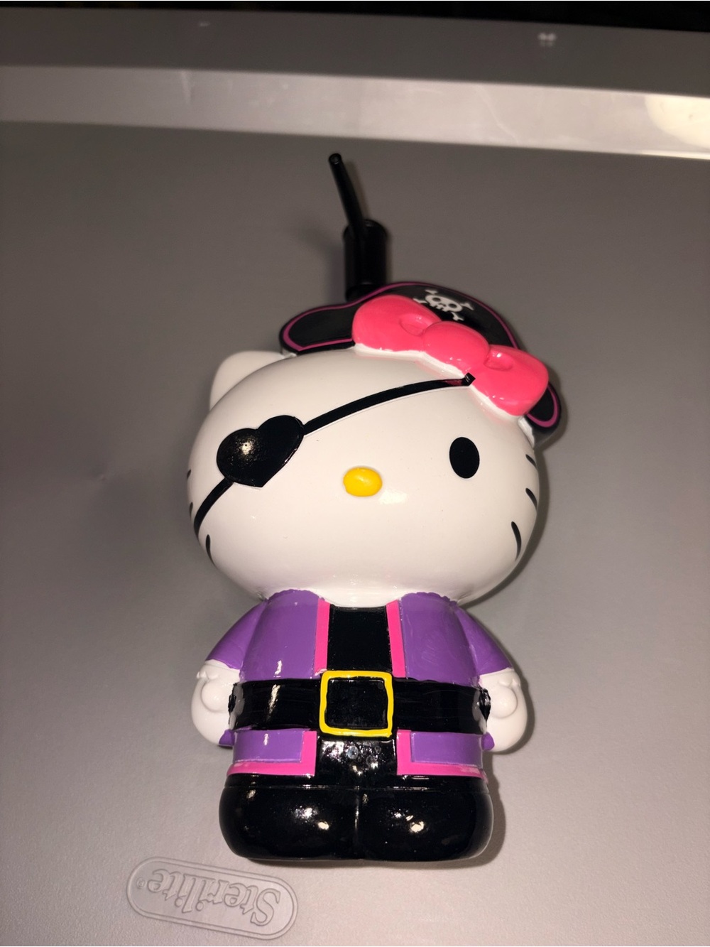 Hello Kitty Pirate Soap Dispenser in White, Pink, Purple and Black
